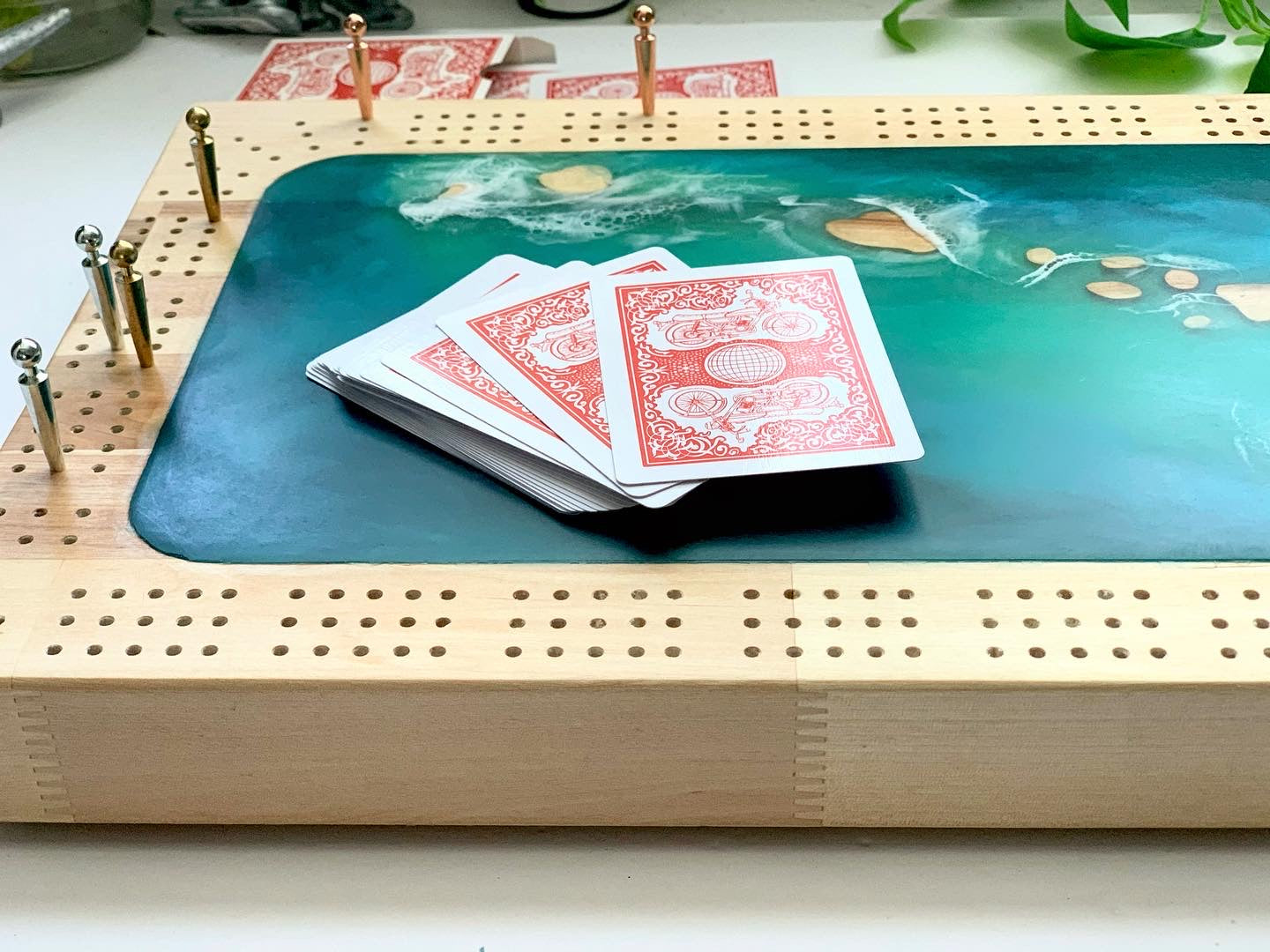 Island Time Cribbage Board